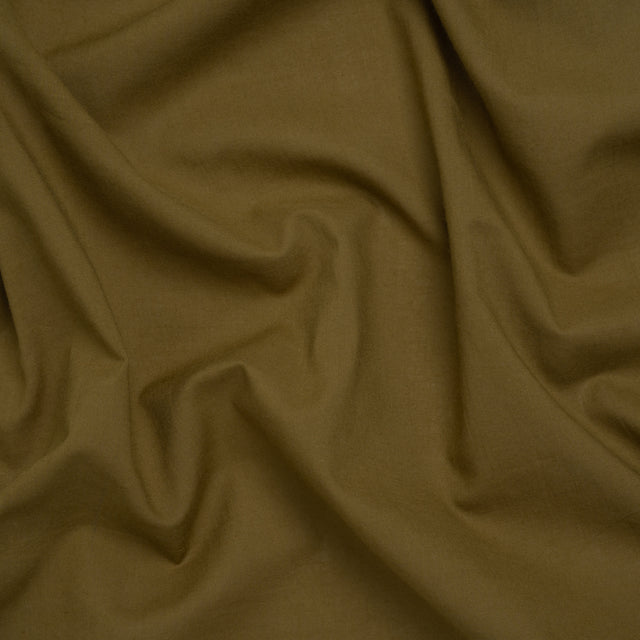 Cotton Voile Lining - Khaki - Famous Australian Designer Deadstock