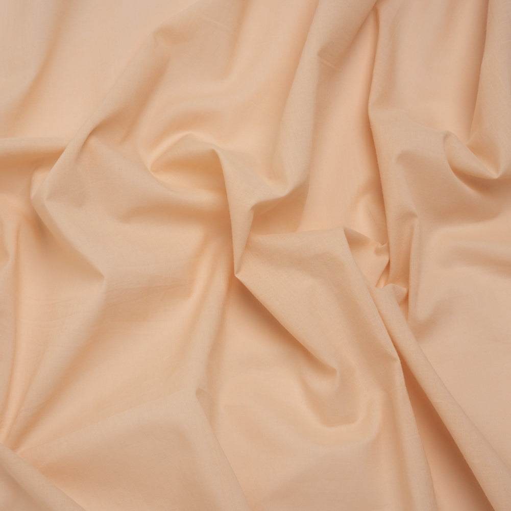 Cotton Voile - Peach Nougat - Famous Australian Designer Deadstock