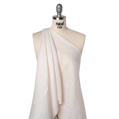 Lightweight Linen Woven - Pale Pink - Famous Australian Designer Deadstock
