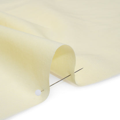 Cotton Voile Lining - Lemon Icing - Famous Australian Designer Deadstock Detail
