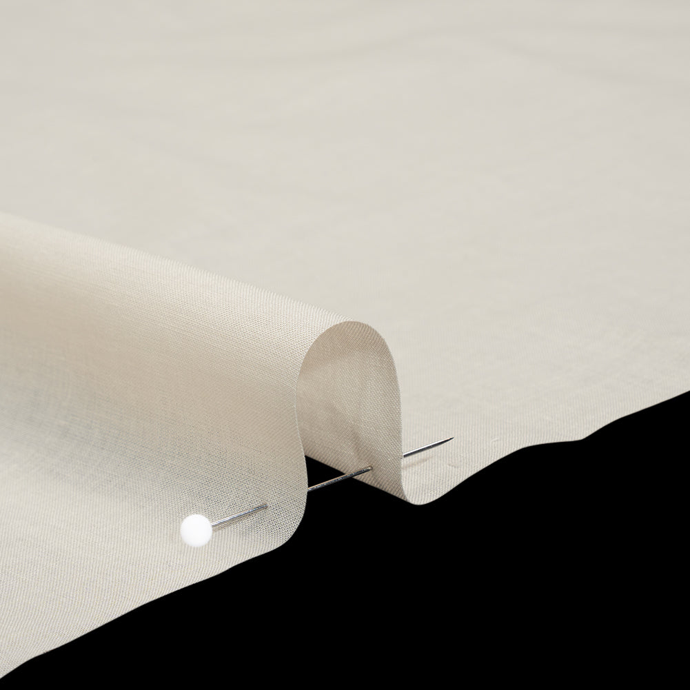 Cotton Voile Lining - Natural Beige - Famous Australian Designer Deadstock