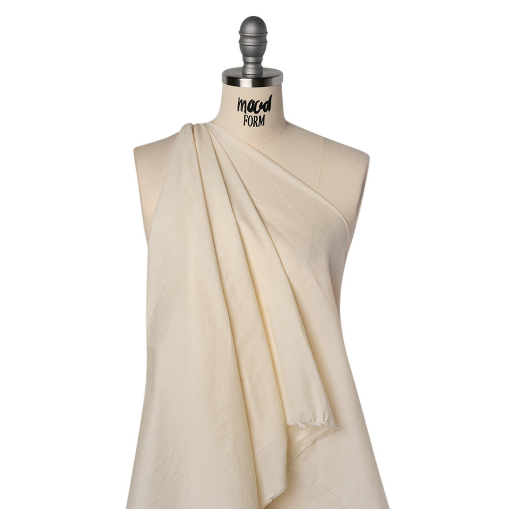 Cotton Voile Lining - Natural Beige - Famous Australian Designer Deadstock