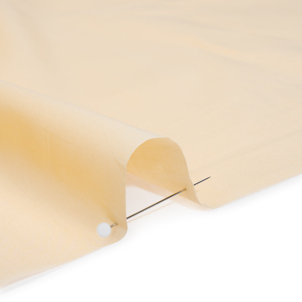 Cotton Voile Lining - Apricot Sherbet - Famous Australian Designer Deadstock Detail