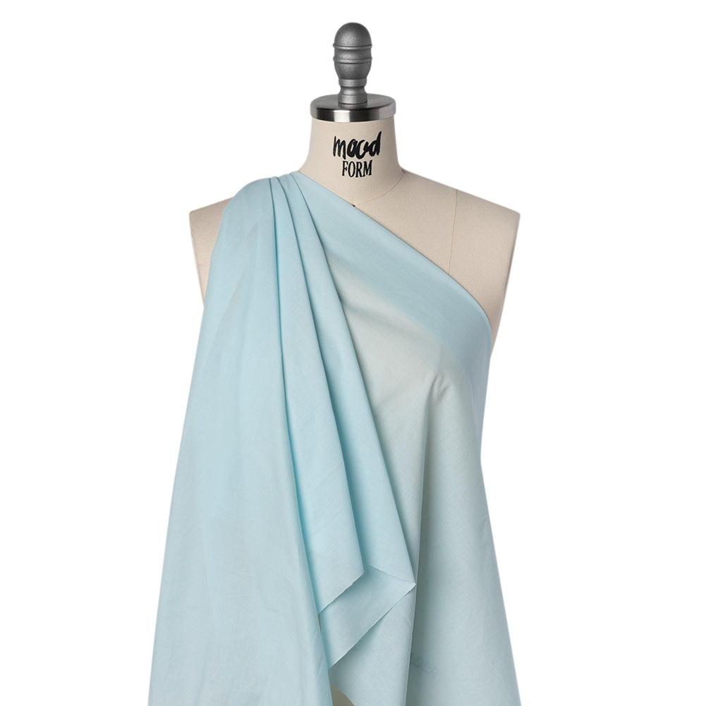 Cotton Voile Lining - Spun Sugar Blue - Famous Australian Designer Deadstock