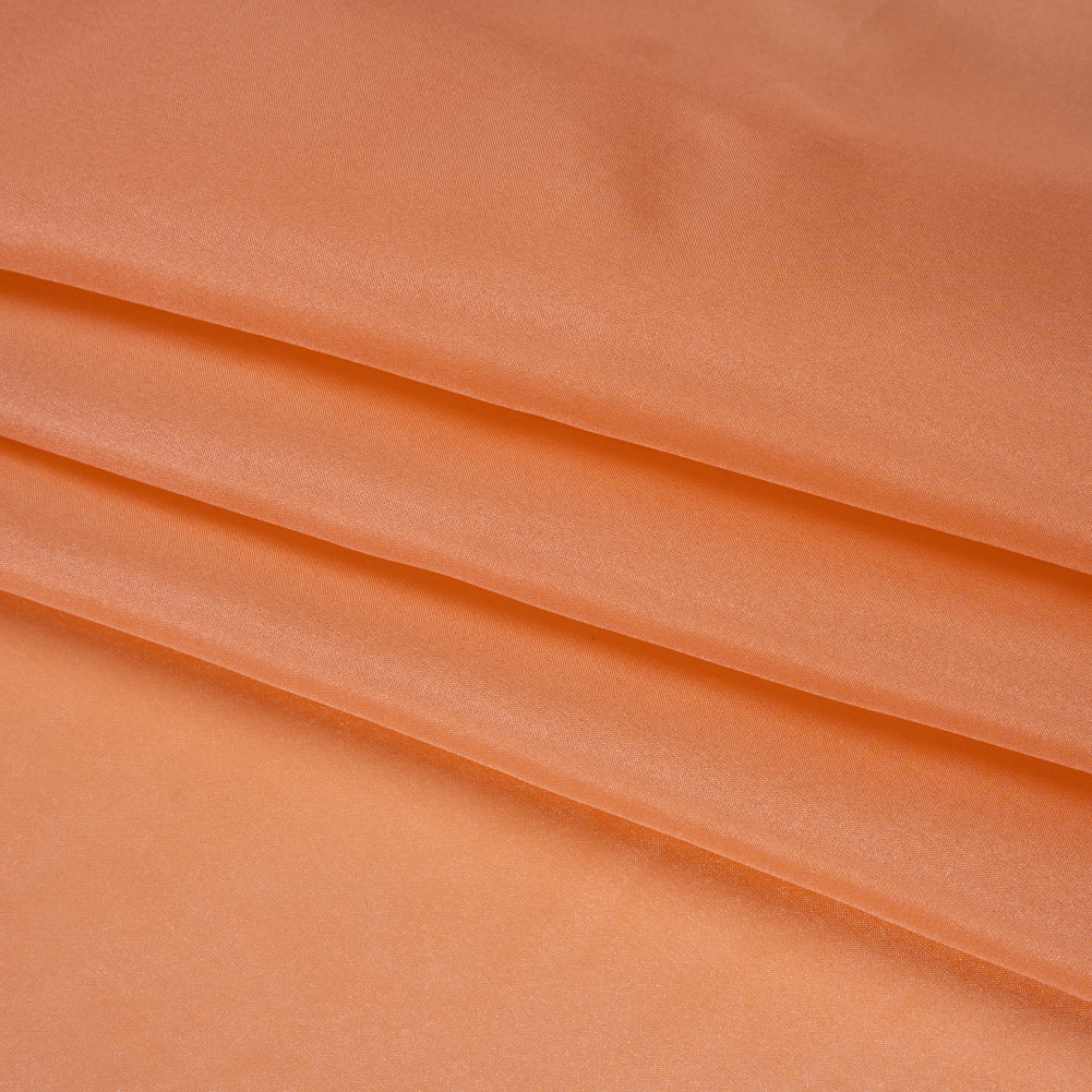 China Silk/Habotai - Tangerine - Famous Australian Designer Deadstock