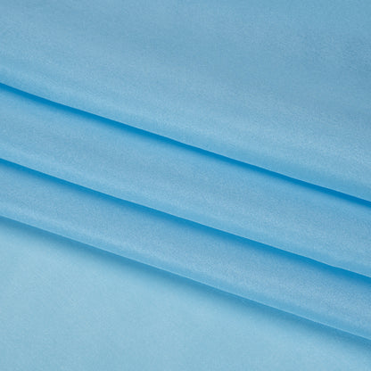 China Silk/Habotai - Sky Blue - Famous Australian Designer Deadstock
