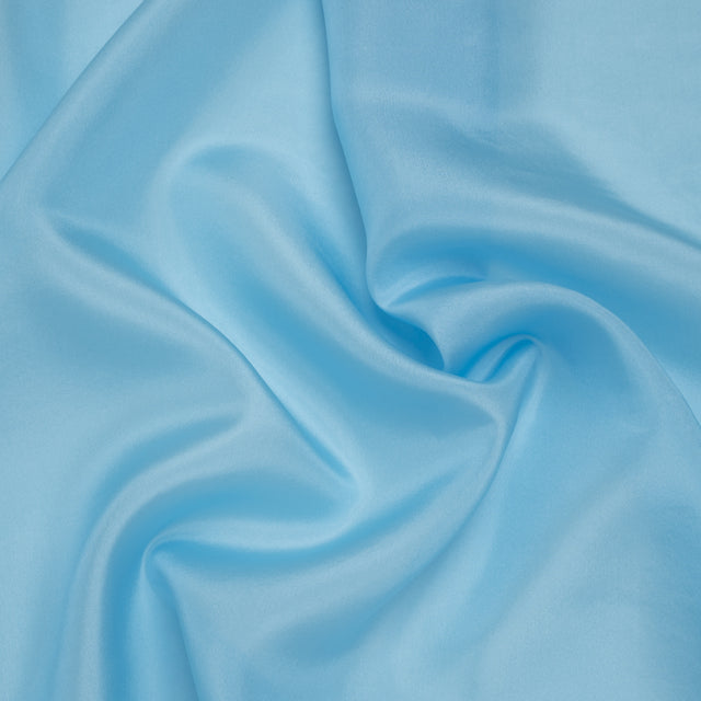 China Silk/Habotai - Sky Blue - Famous Australian Designer Deadstock