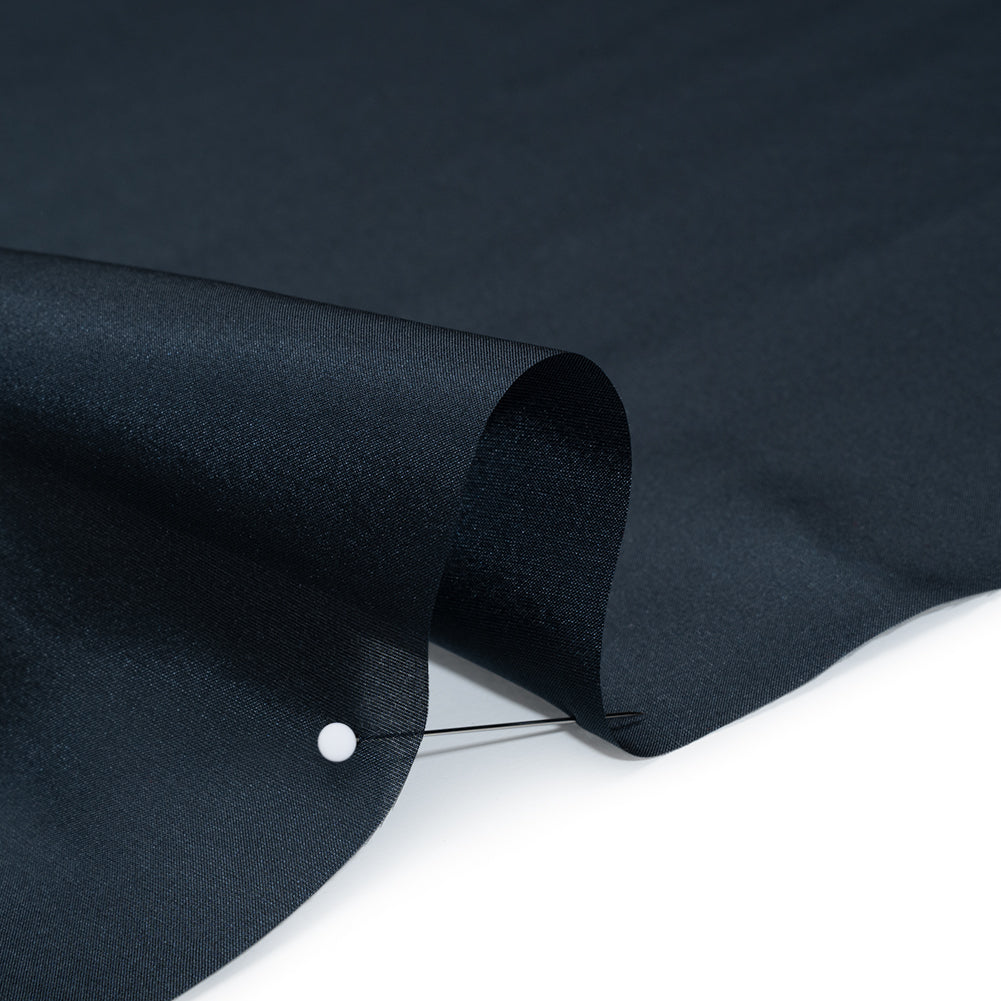 China Silk/Habotai - Navy Blue - Famous Australian Designer Deadstock