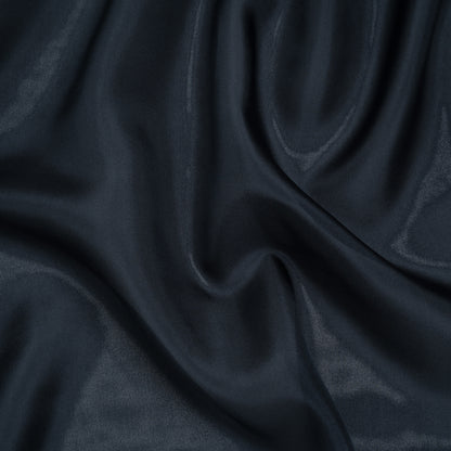 China Silk/Habotai - Navy Blue - Famous Australian Designer Deadstock