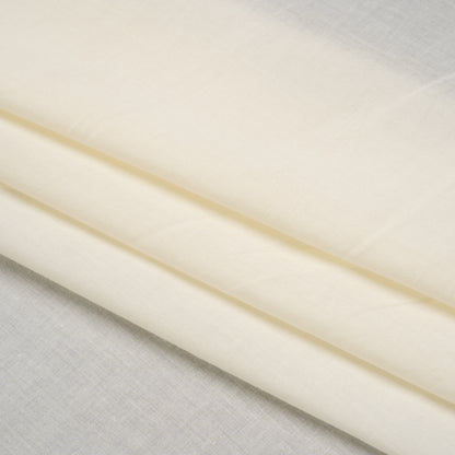 Cotton Voile Lining - Buttercream - Famous Australian Designer Deadstock