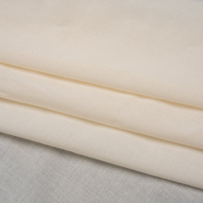 Cotton Voile Lining - Soft Cream - Famous Australian Designer Deadstock