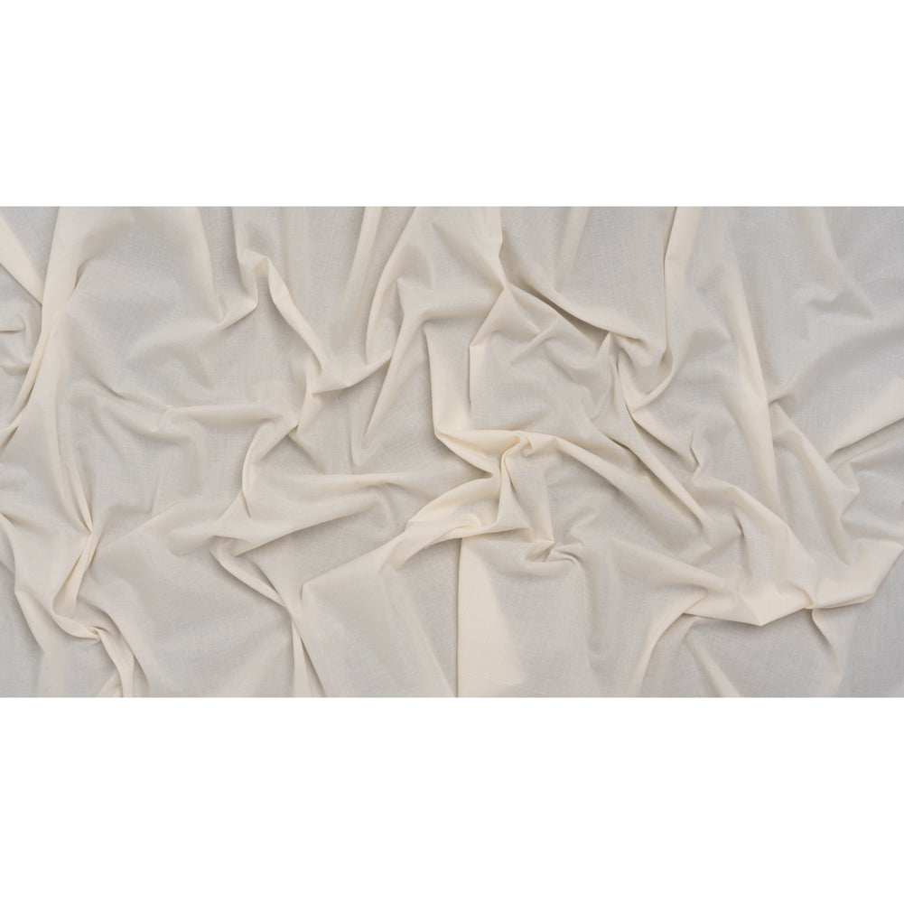 Cotton Voile Lining - Soft Cream - Famous Australian Designer Deadstock