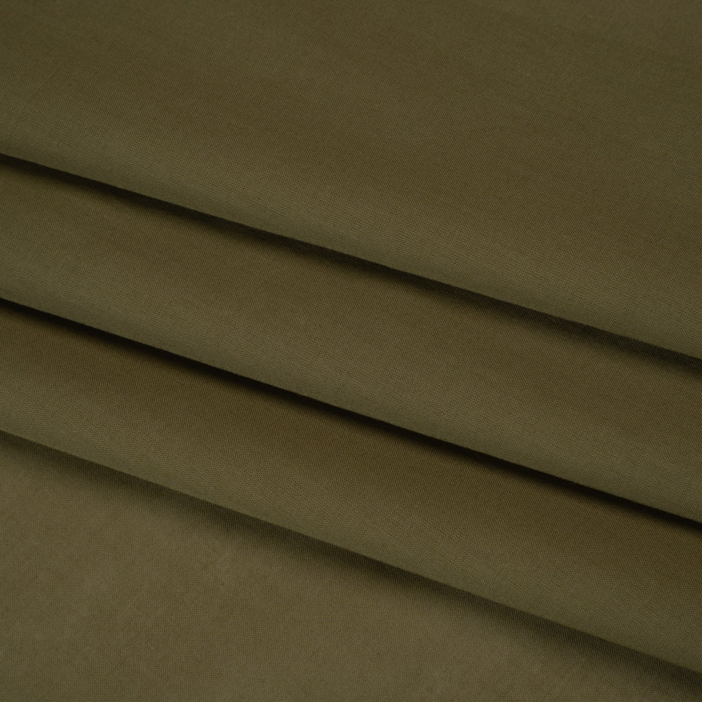 Cotton Voile Lining - Olive Green - Famous Australian Designer Deadstock