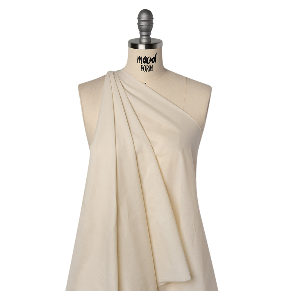 Cotton Voile Lining - Ivory - Famous Australian Designer Deadstock
