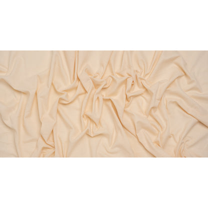 Textured Cotton Woven - Pale Peach - Famous Australian Designer Deadstock