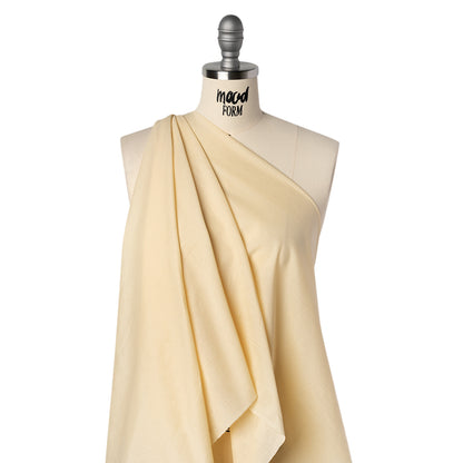 Cotton Voile Lining - Straw - Famous Australian Designer Deadstock