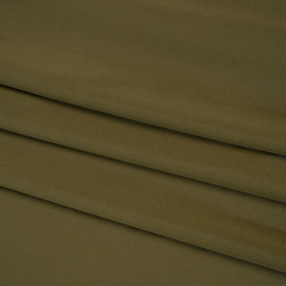 Stretch Polyester Jersey - Olive Green - Famous Australian Designer Deadstock