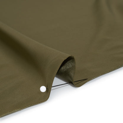 Stretch Polyester Jersey - Olive Green - Famous Australian Designer Deadstock