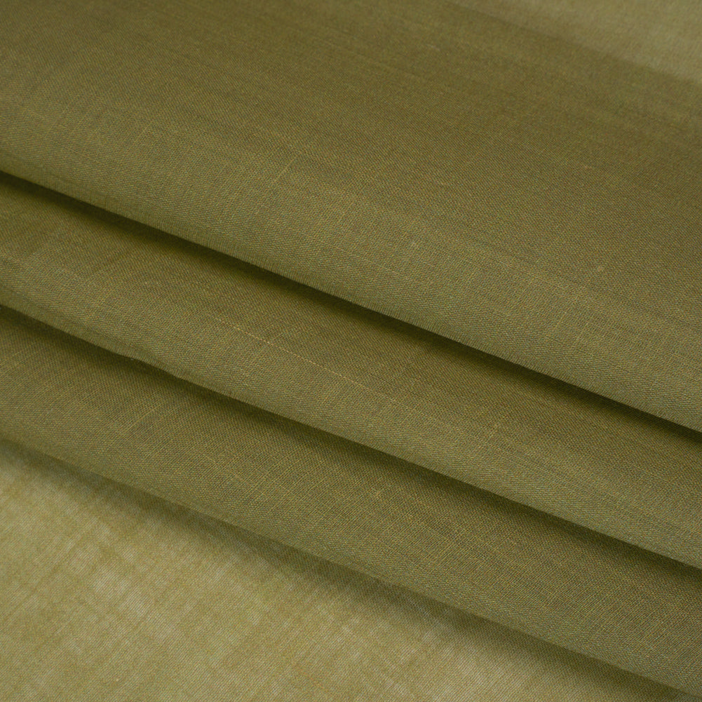Lightweight Ramie Woven - Leaf Green - Famous Australian Designer Deadstock