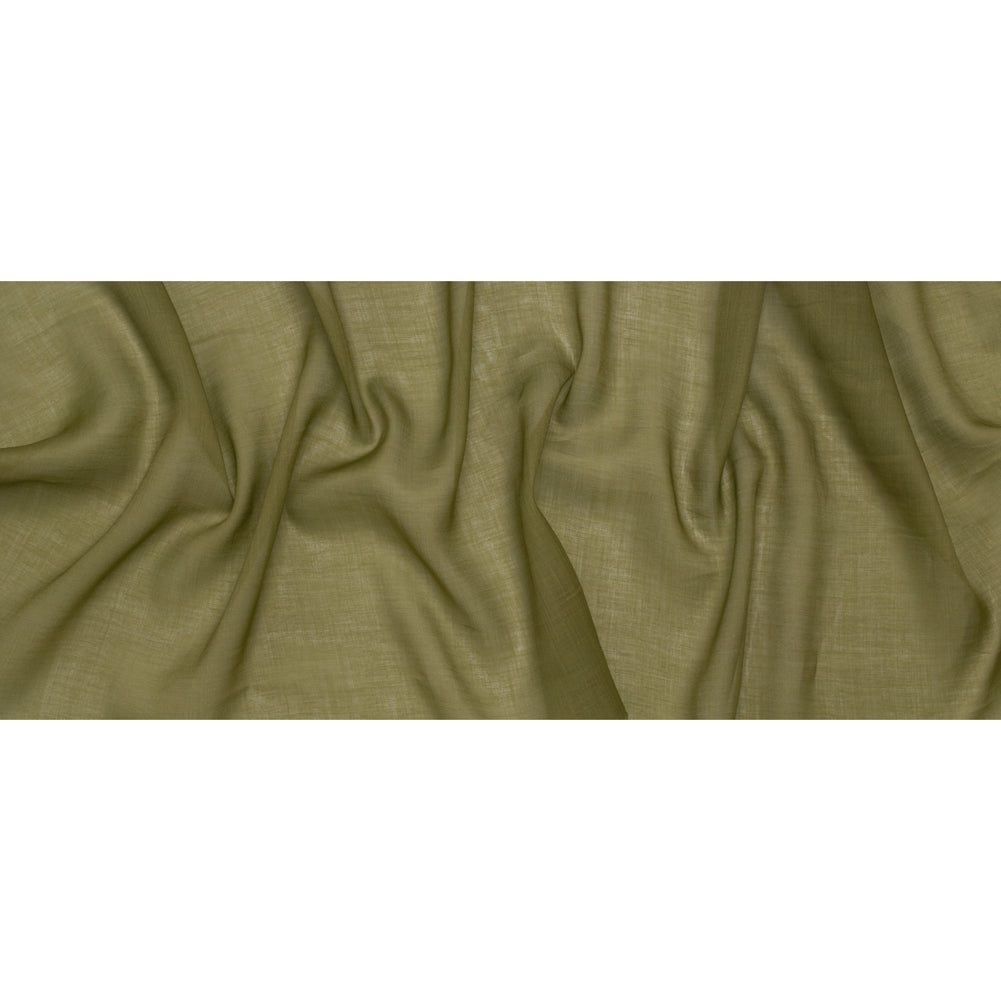 Lightweight Ramie Woven - Leaf Green - Famous Australian Designer Deadstock