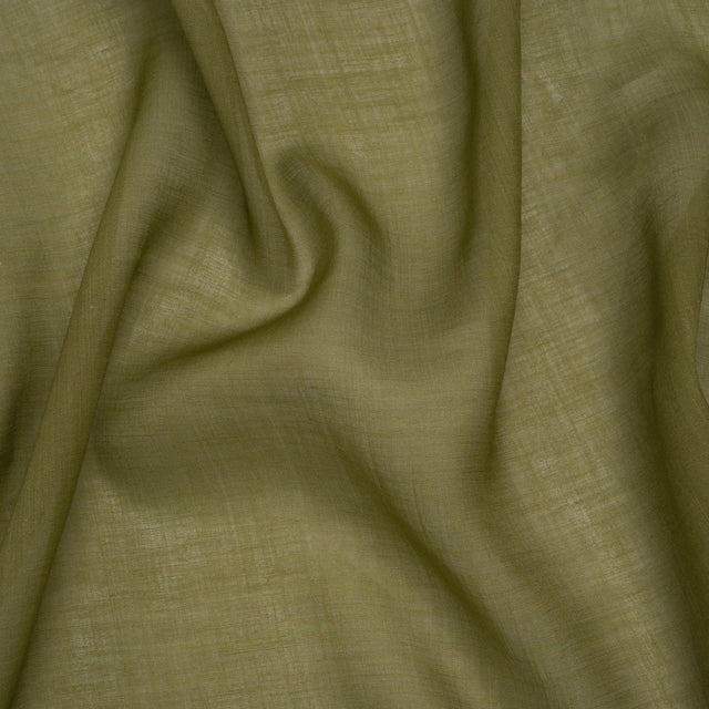Lightweight Ramie Woven - Leaf Green - Famous Australian Designer Deadstock
