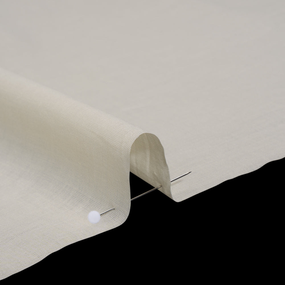 Cotton Voile Lining - Cannoli Cream - Famous Australian Designer Deadstock Detail