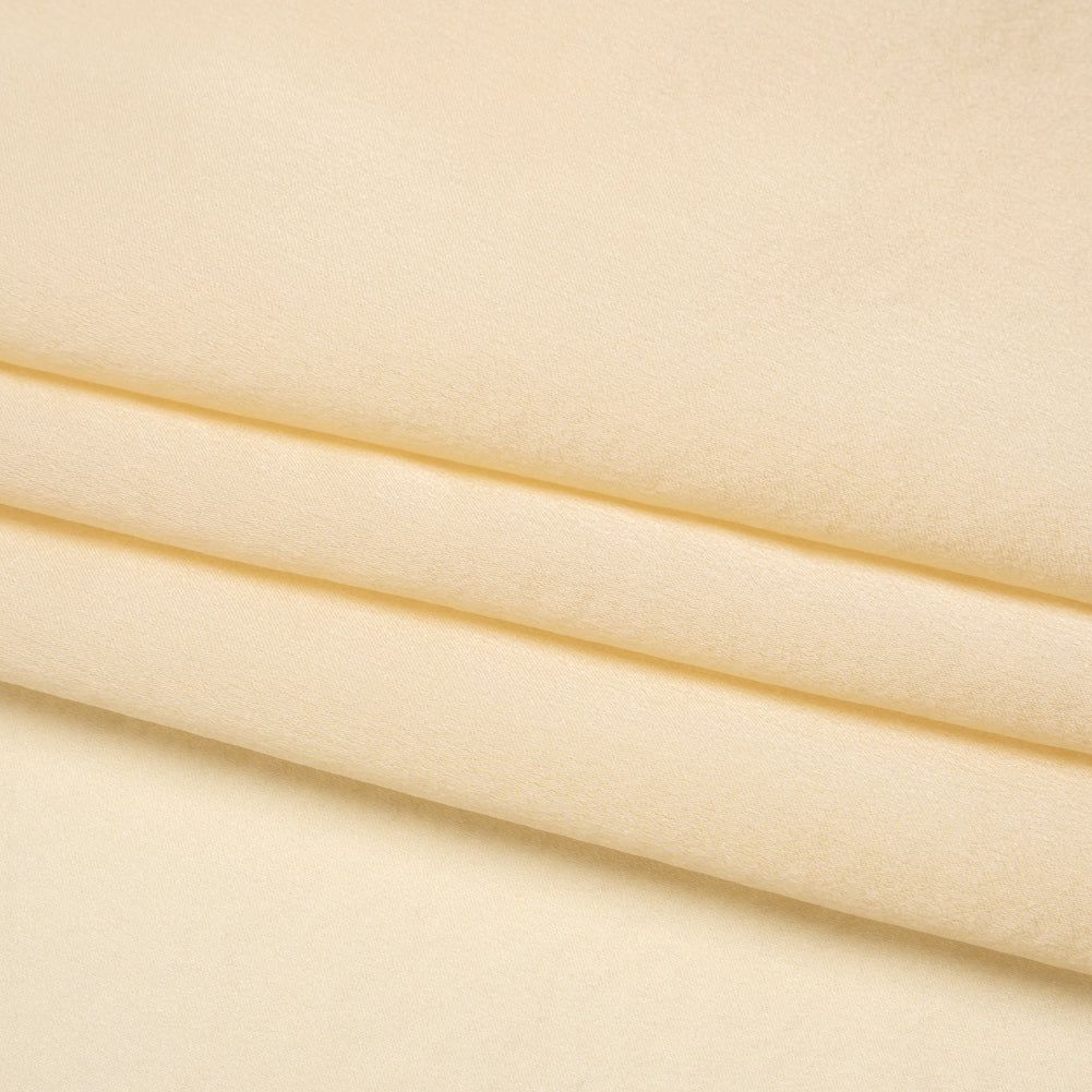Satin Faced Silk Chiffon - Cream - Famous Australian Designer Deadstock