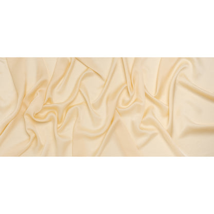 Satin Faced Silk Chiffon - Cream - Famous Australian Designer Deadstock