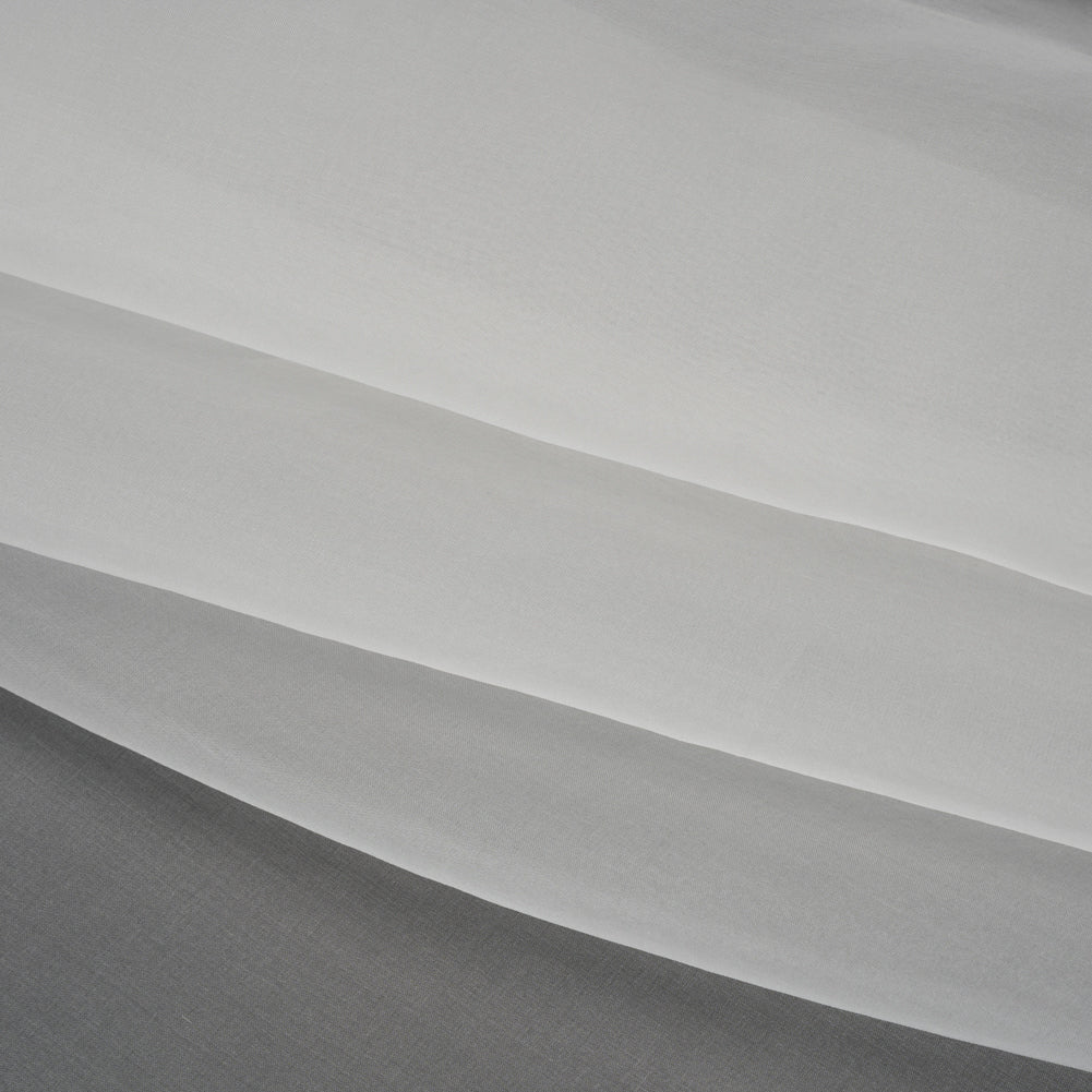 Lightweight Silk Organza - Natural - Famous Australian Designer Deadstock