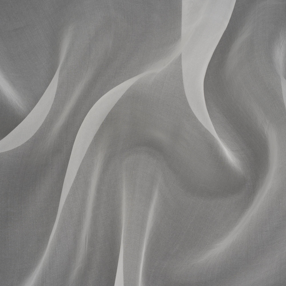 Lightweight Silk Organza - Natural - Famous Australian Designer Deadstock