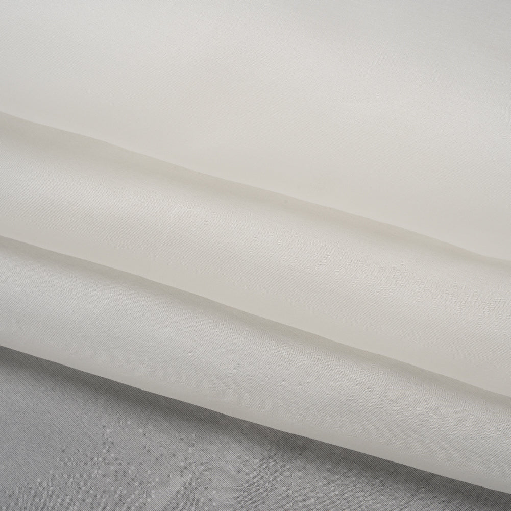 Heavy Silk Organza - Natural - Famous Australian Designer Deadstock