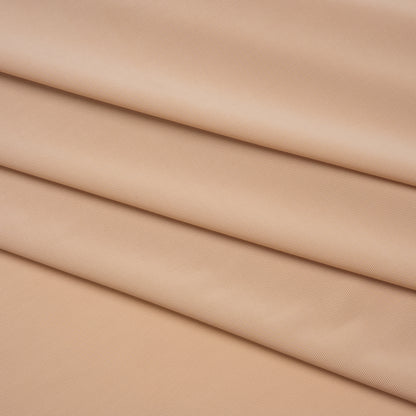 Stretch Polyester Jersey - Peach Nougat - Famous Australian Designer Deadstock