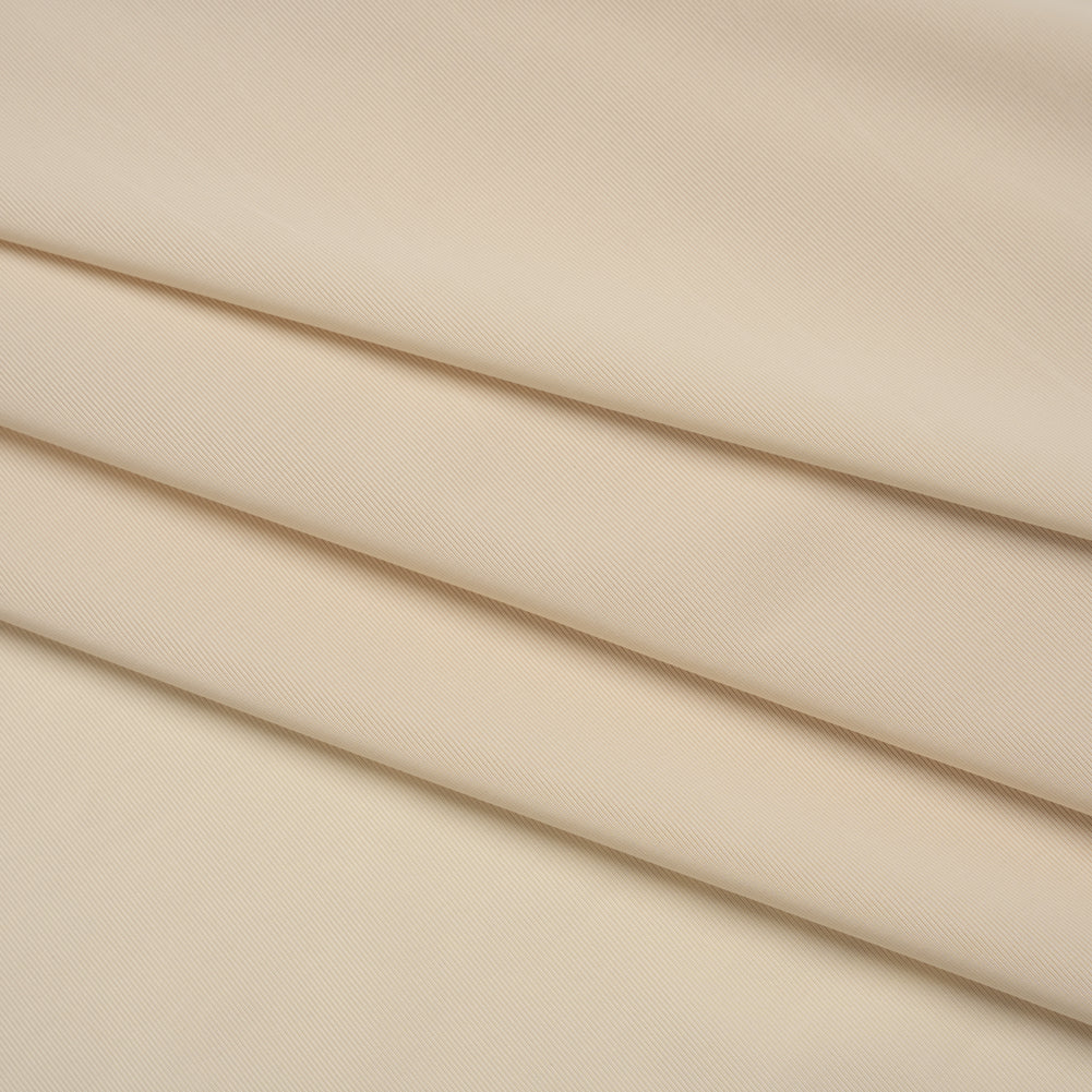 Stretch Polyester Jersey - White Smoke - Famous Australian Designer Deadstock
