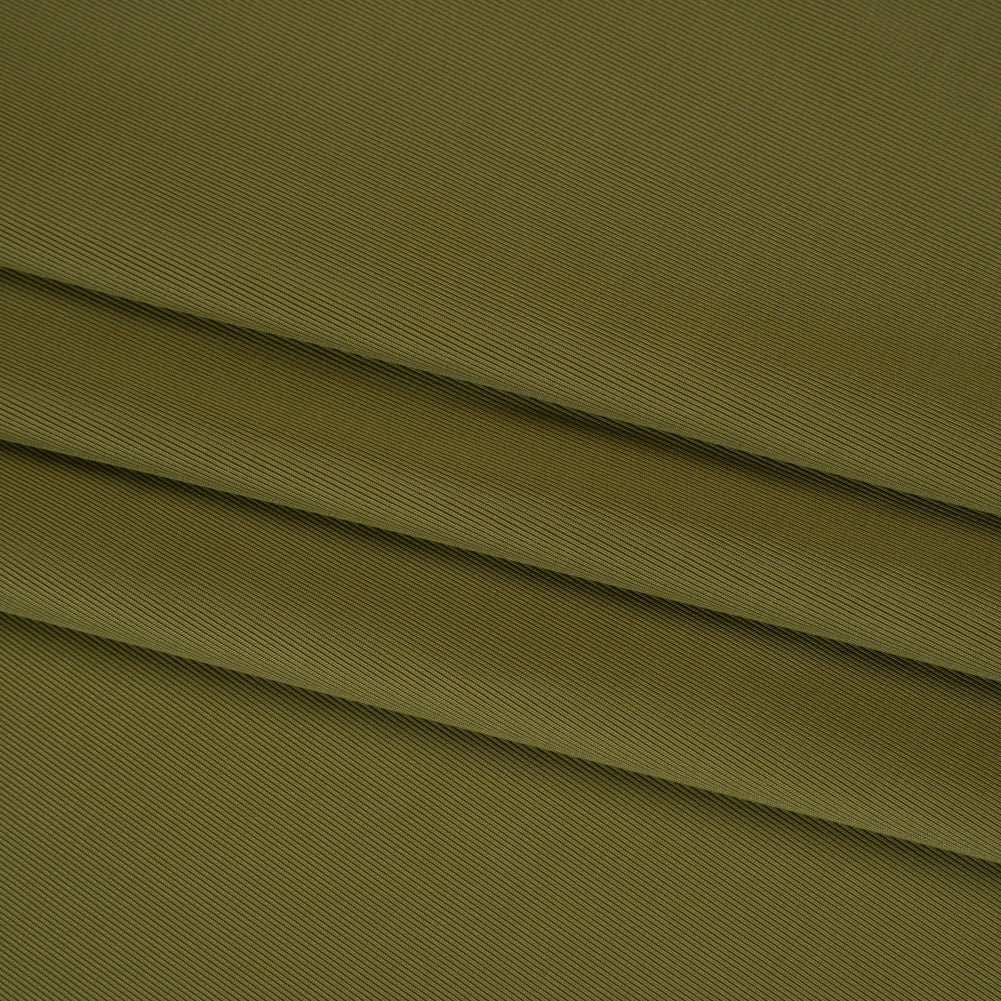 Stretch Polyester Jersey - Basil Green - Famous Australian Designer Deadstock