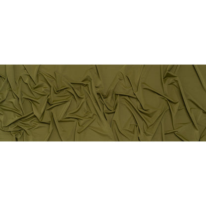 Stretch Polyester Jersey - Basil Green - Famous Australian Designer Deadstock