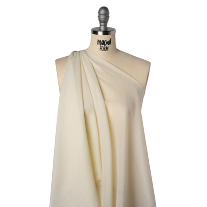 Cotton Voile Lining - Vanilla Ice - Famous Australian Designer Deadstock Drape