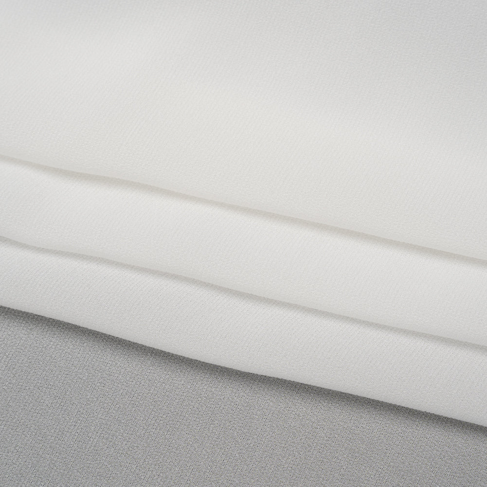 Viscose Georgette - Off White - Famous Australian Designer Deadstock