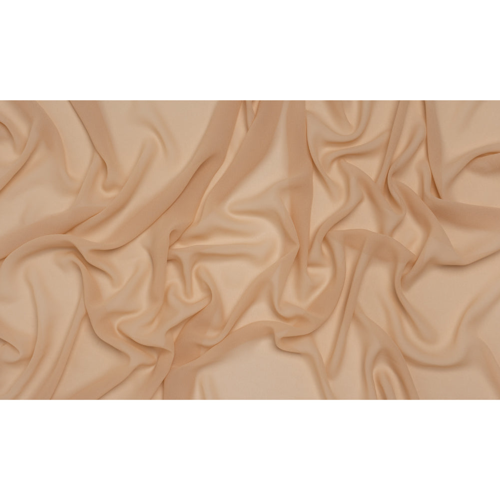 Viscose Georgette - Nude - Famous Australian Designer Deadstock