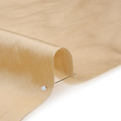 Raw Silk Woven - Macadamia - Famous Australian Designer Deadstock