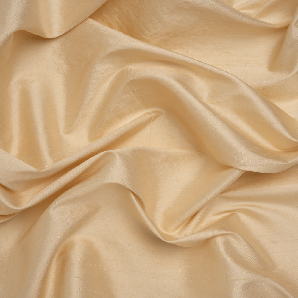 Raw Silk Woven - Macadamia - Famous Australian Designer Deadstock