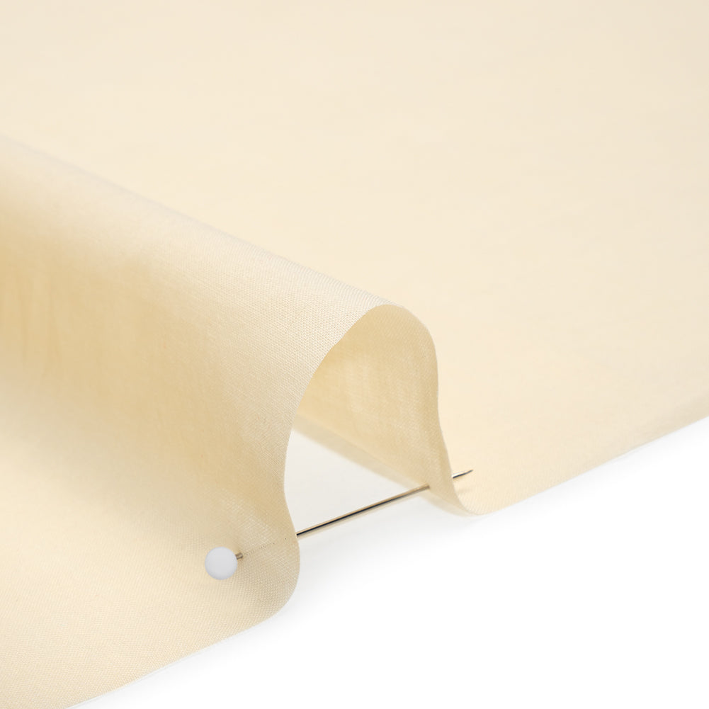 Cotton Voile Lining - Pale Citrus - Famous Australian Designer Deadstock