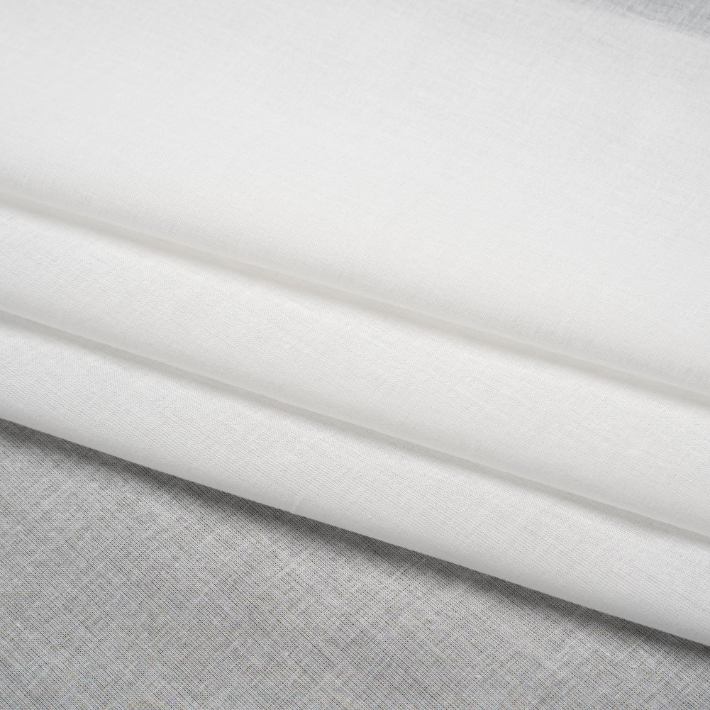 Cotton Voile Lining - Lily White - Famous Australian Designer Deadstock