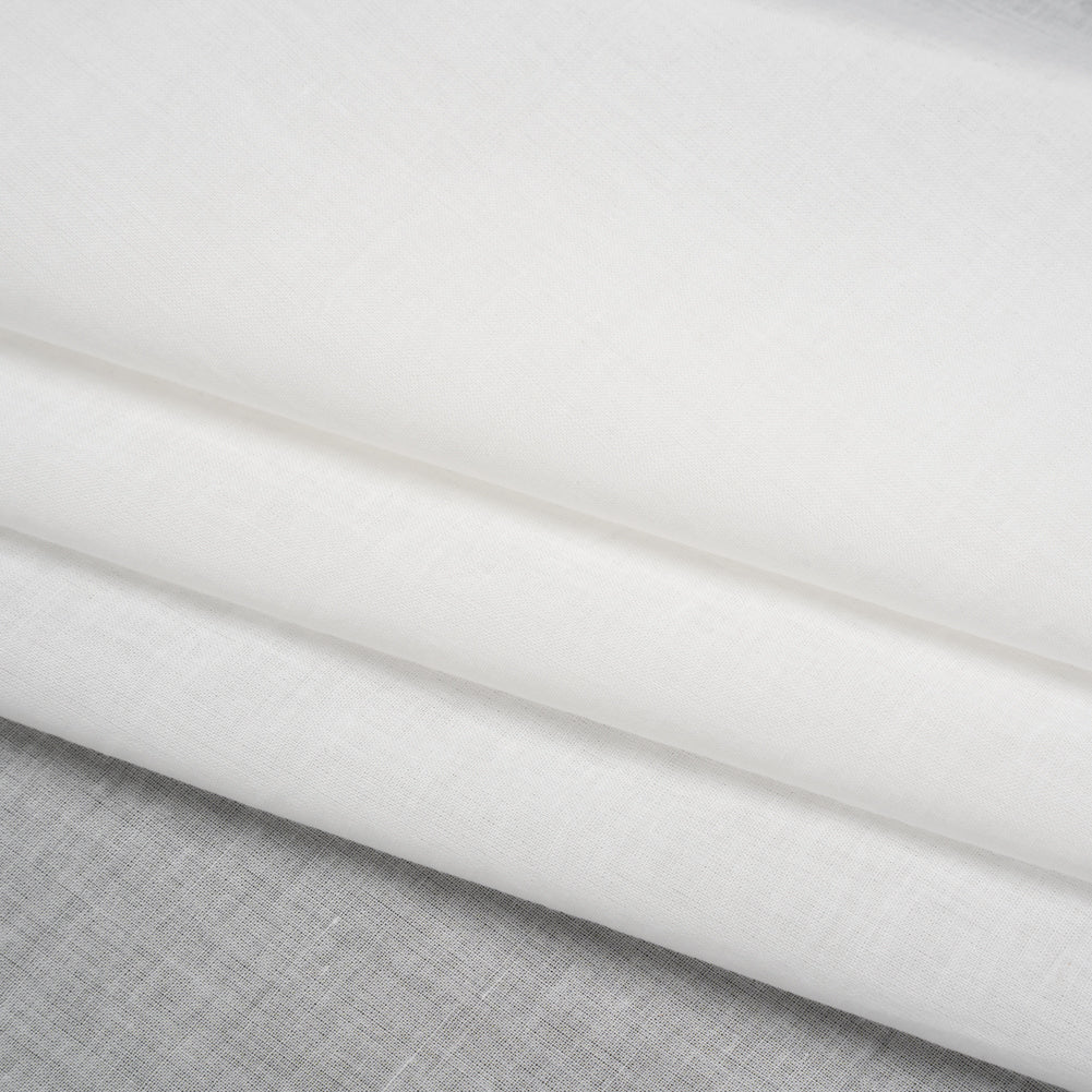 Cotton Voile Lining - Natural White - Famous Australian Designer Deadstock