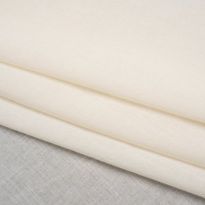 Cotton Voile Lining - Pearl White - Famous Australian Designer Deadstock