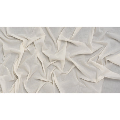 Cotton Voile Lining - Pearl White - Famous Australian Designer Deadstock