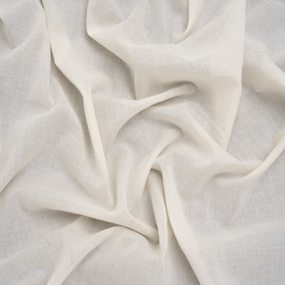 Cotton Voile Lining - Pearl White - Famous Australian Designer Deadstock