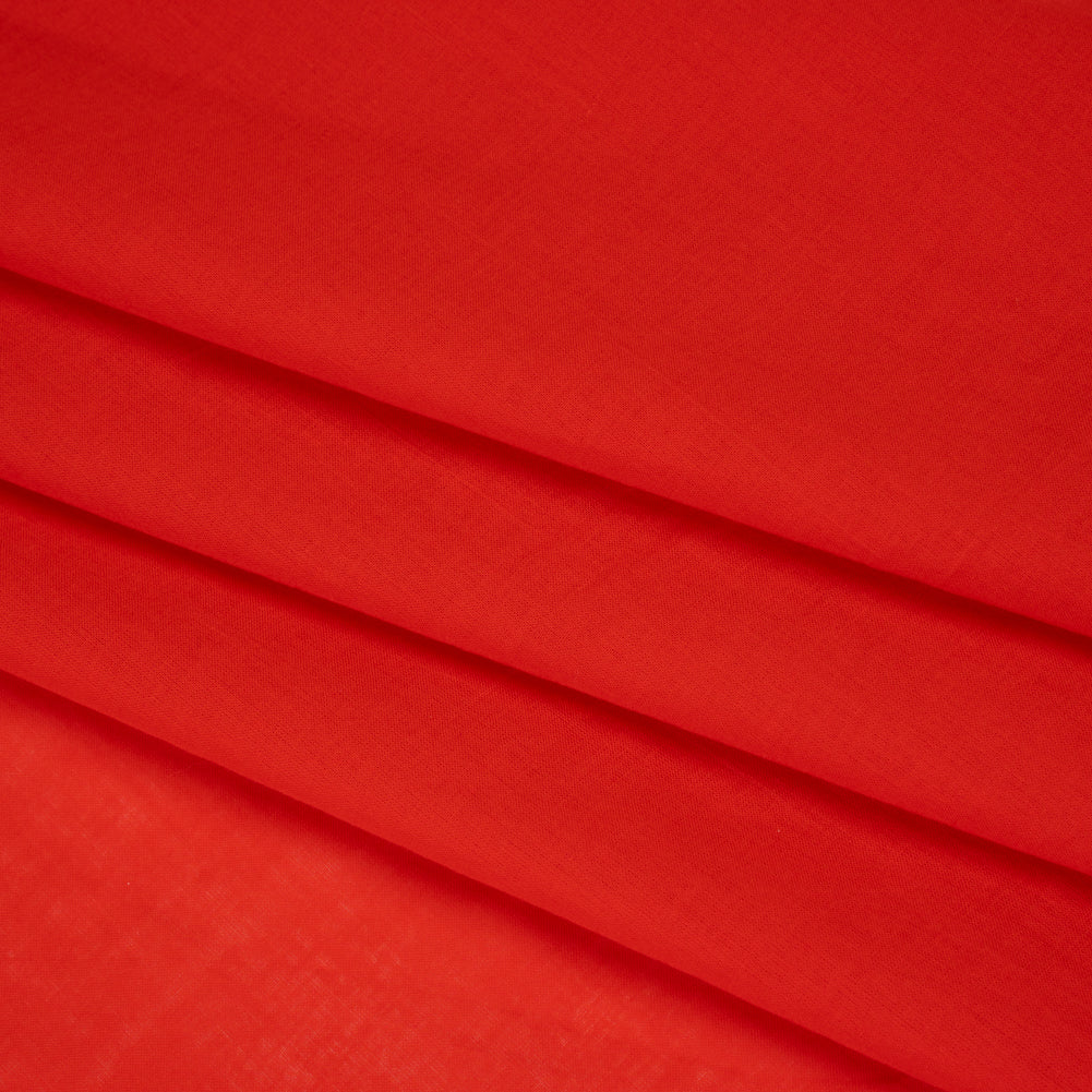 Cotton Voile Lining - Red - Famous Australian Designer Deadstock