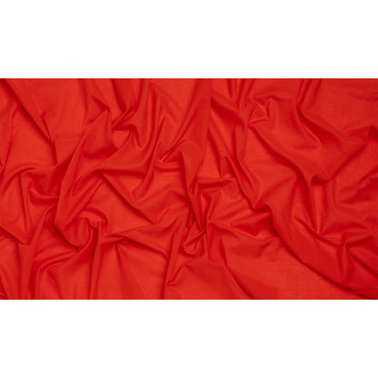 Cotton Voile Lining - Red - Famous Australian Designer Deadstock