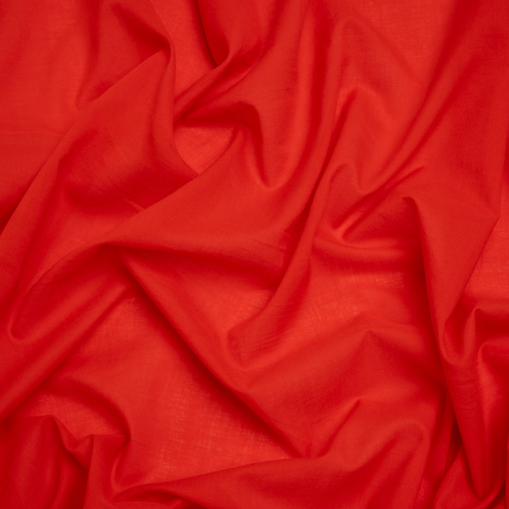 Cotton Voile Lining - Red - Famous Australian Designer Deadstock