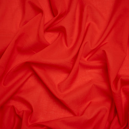 Cotton Voile Lining - Red - Famous Australian Designer Deadstock